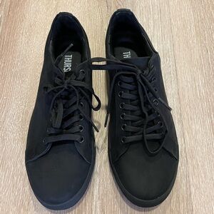 Thursday Women’s Black Matte Sneakers - Size 8
